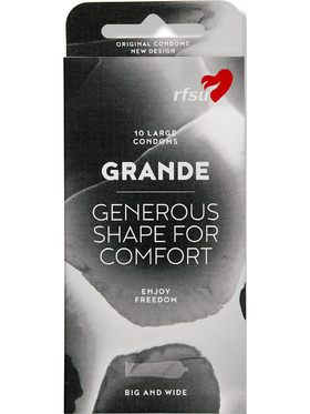 RFSU Grande: Condoms, 10-pack 