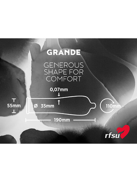 RFSU Grande: Condoms, 10-pack 