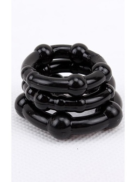 Stay Hard: Cockrings, black, 3-pack