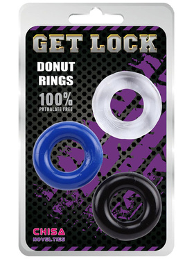 Get Lock: Donut Cockrings, 3-pack