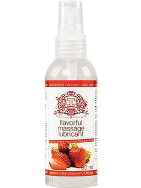 Touché Massage Oil/Lubricant, Freezeable/Eatable, Strawberry 