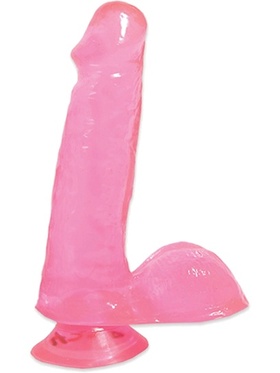 Pipedream Basix: Dildo with Suctioncup, 15 cm, pink