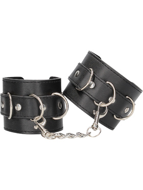 Ouch!: Leather Cuffs, black 