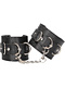 Leather Cuffs, black  