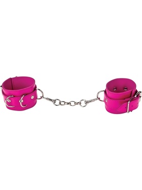 Ouch!: Leather Cuffs, pink 