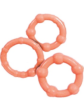 Stay Hard: Cockrings, skincolor, 3-pack 