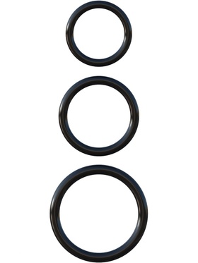 Pipedream C-Ringz: Silicone 3-Ring Stamina Set 