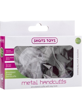 Shots Toys: Metal Handcuffs, black