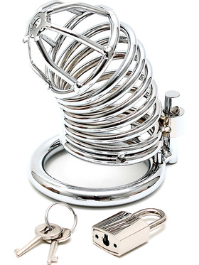 Rimba: Metal Chastity Device with Padlock