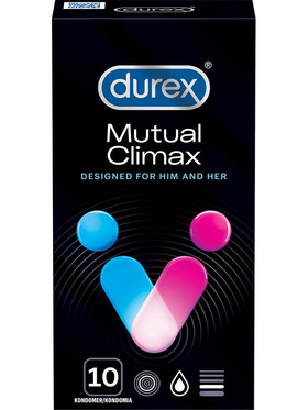 Durex Mutual Climax: Condoms, 10-pack 