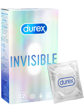 Durex Invisible: Extra Thin, Extra Lubricated, Condoms, 12-pack