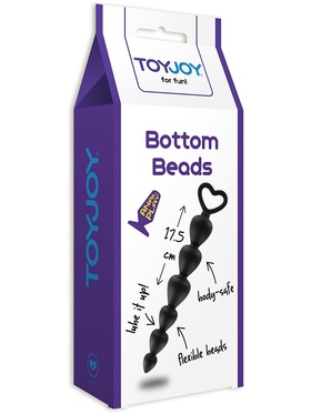 Toy Joy: Anal Play, Bottom Beads, black