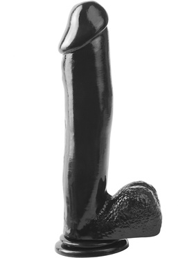 Pipedream Basix: Dong with Suction Cup, 30 cm, black 