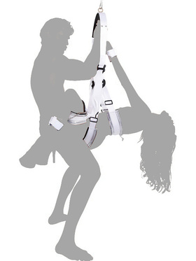 Pipedream Fetish Fantasy: Fantasy Bondage Swing, white