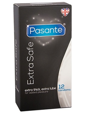 Pasante Extra Safe: Condoms, 12-pack 