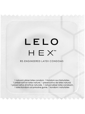 LELO: HEX, Condoms, 12-pack 