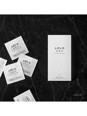 LELO: HEX, Condoms, 12-pack 