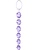 California Exotic: Swirl Pleasure Beads, purple