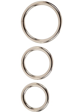 California Exotic: Silver Ring Set, 3-pack 