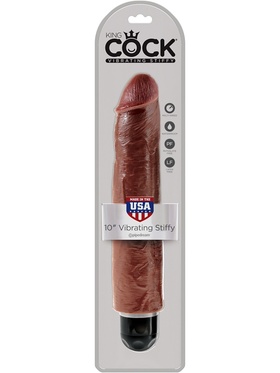 King Cock: Vibrating Stiffy, 30 cm, dark