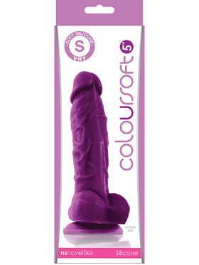 NSNovelties: Coloursoft Dildo, 16 cm, purple