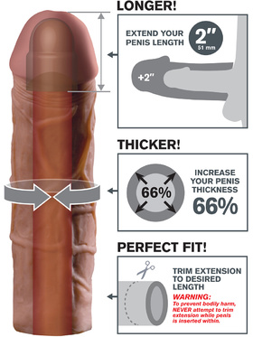 Pipedream Fantasy X-Tensions: Mega 51 mm Extension, dark 