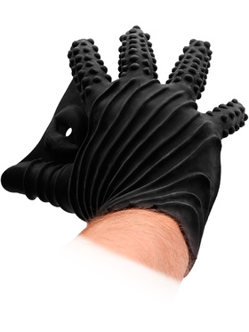 Fistit: Silicone Masturbation Glove, black