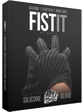 Fistit: Silicone Masturbation Glove, black