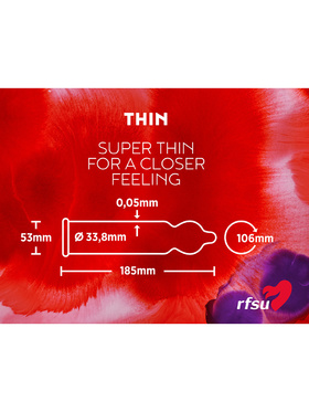 RFSU Thin: Condoms, 30-pack