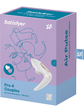 Satisfyer: Satisfyer Pro 4 Couples, Air Pulse Stimulator + Vibration 