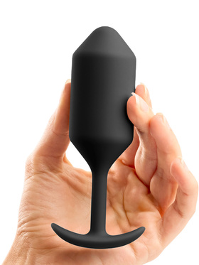 B-Vibe: Snug Plug 3, Weighted Silicone Plug, 180 gram 