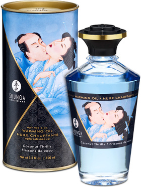 Shunga: Aphrodisiac Warming Oil, Coconut Thrills, 100 ml