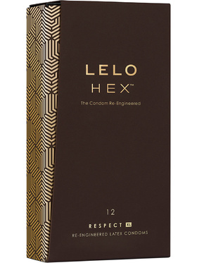 LELO: HEX Respect XL, Condoms, 12-pack