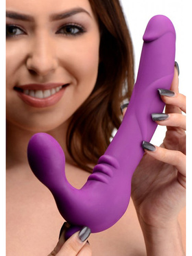 Strap U: Royal Revolver, Vibrating Strapless Strap On Dildo