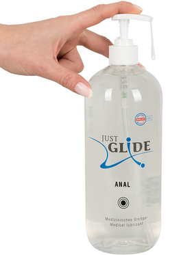 Just Glide Anal: Water-based Lubricant, 1000 ml