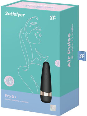 Satisfyer: Satisfyer Pro 3+, Air Pulse Stimulator + Vibration 