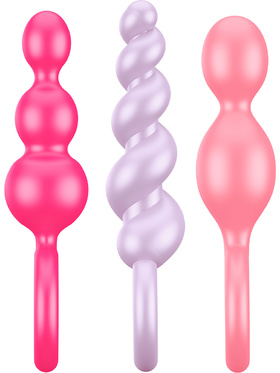 Satisfyer: Booty Call Plugs, multiple colors 