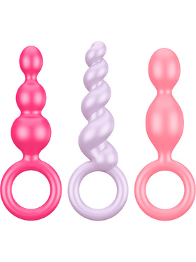 Satisfyer: Booty Call Plugs, multiple colors 