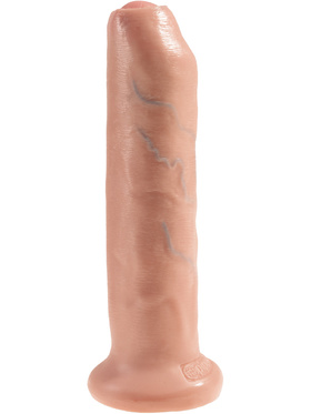 King Cock: Uncut Cock Dildo, 21 cm, light 