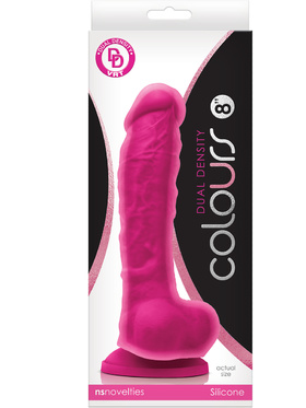 NSNovelties: Colours Dual Density Dildo, 24 cm, pink