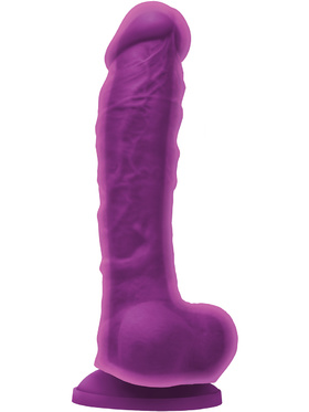 NSNovelties: Colours Dual Density Dildo, 24 cm, purple