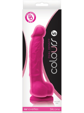 NSNovelties: Colours Dual Density Dildo, 18 cm, pink