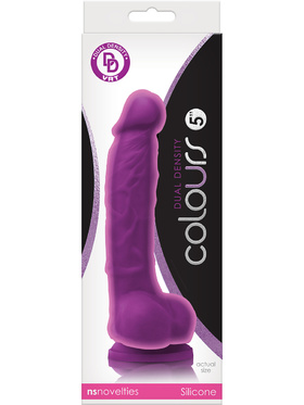 NSNovelties: Colours Dual Density Dildo, 18 cm, purple