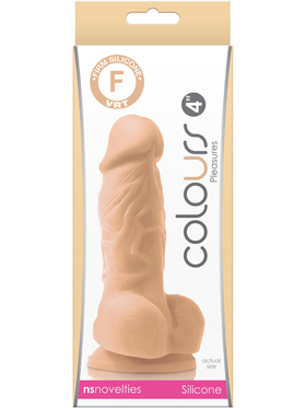 NSNovelties: Colours Pleasures Dildo, 13 cm, light