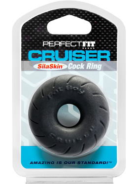 Perfect Fit: SilaSkin, Cruiser Cock Ring, black
