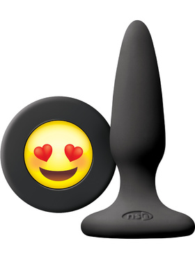 NSNovelties: Mojis Plug ILY, Mini, black