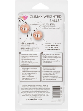 California Exotic: Climax Weighted Balls, gold 