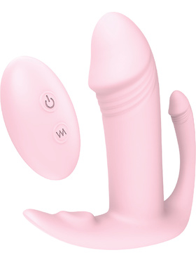 Dream Toys: Vibes of Love, Rechargeable Remote Tri-Pleasurer, pink