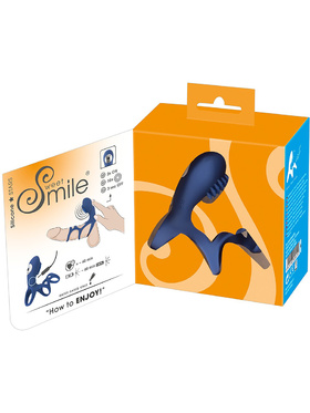 Sweet Smile: Rechargeable Couples Sleeve, blue