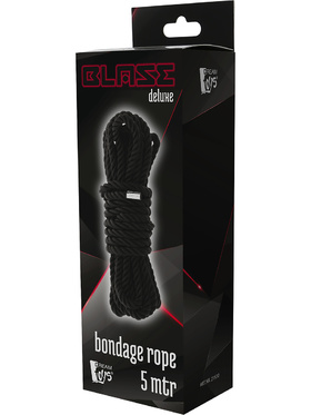 Dream Toys: Blaze, Deluxe Bondage Rope, 5m, black 